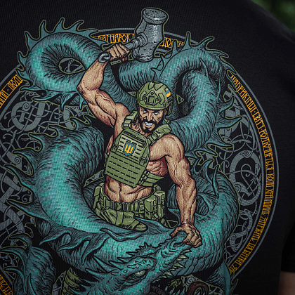 M-Tac футболка Ragnarok Cotton Hard Black– Мілітарист - зображення 18