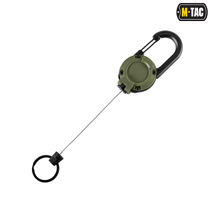 M-Tac карабин с тросиком для ключей Olive– Милитарист - фото 3
