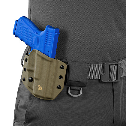 ATA Gear кобура модель Hit Factor ver.1 для зброї Glock - 19/23/19X/45 Flat Dark Earth - Spring правша– Мілітарист - зображення 8