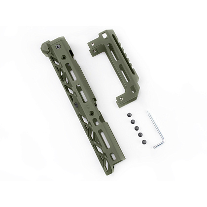 Крук M-Lock цівка для АКС-74У коротка верхні накладка OD Green (1U044A)– Мілітарист - зображення 11