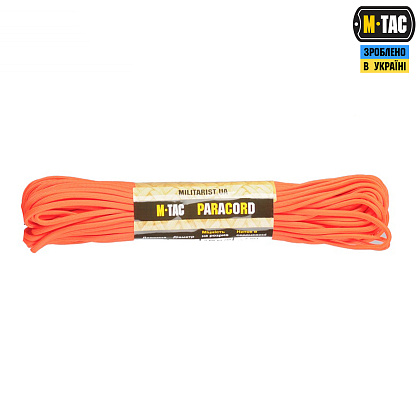 M-Tac паракорд 550 type III 30m Safety Orange– Мілітарист - зображення 1