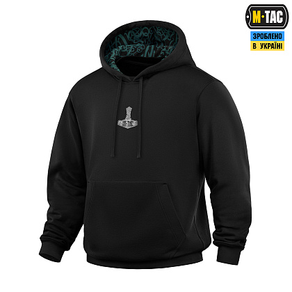 M-Tac кофта Hoodie Ragnarok Cotton Hard Black– Милитарист - фото 2