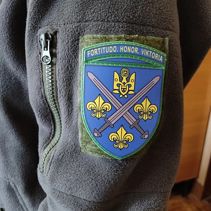 Шеврон ПВХ ЗСУ 155 ОМБр Fortitudo Honor Viktoria 2025– Милитарист - фото 3