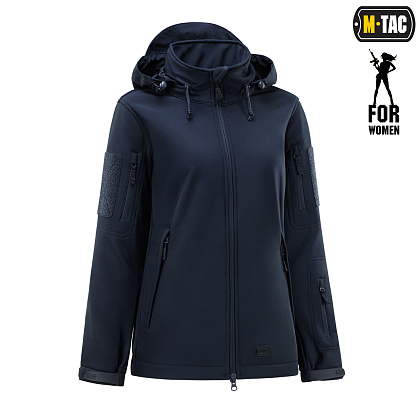 M-Tac куртка Soft Shell Lady Dark Navy Blue– Мілітарист - зображення 3