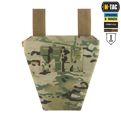 M-Tac фартух протиуламковий з балістичним пакетом 1 клас (BRONYX) Laser Cut Multicam– Мілітарист - зображення 2