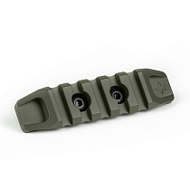 Крук Рейка Пікатінні на 5 слотів із кріпленням стандарту  M-Lok OD Green (9021)– Милитарист