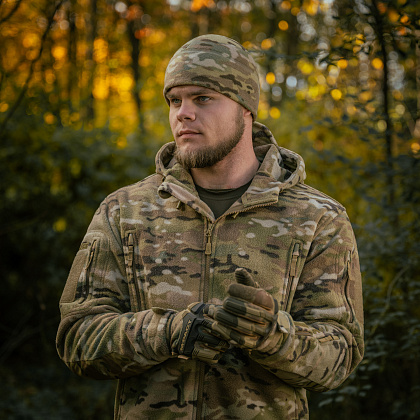 M-Tac шапка Watch Cap фліс (260г/м2) with Slimtex MC– Мілітарист - зображення 13