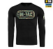 M-Tac футболка Logo довгий рукав Black– Мілітарист - мініатюра 2
