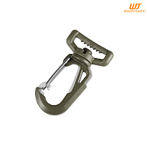 Woojin Plastic карабин Ultra Metal Hook 25mm Olive– Милитарист