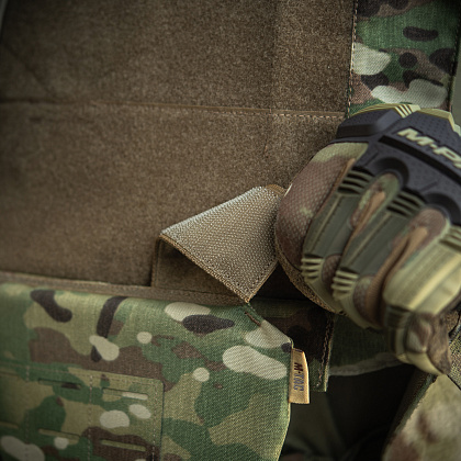 M-Tac фартух протиуламковий з балістичним пакетом 1 клас (BRONYX) Laser Cut Multicam– Мілітарист - зображення 15