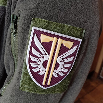 Шеврон ПВХ ЗСУ 77 окрема аеромобільна бригада новий– Милитарист - фото 3