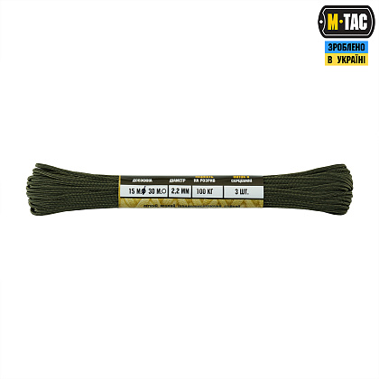 M-Tac паракорд Minicord 15m Ranger Green– Мілітарист - зображення 2