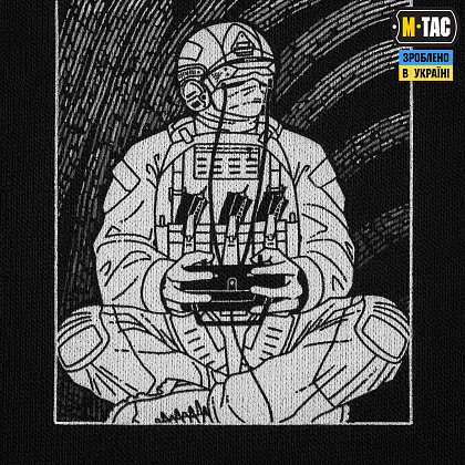 M-Tac футболка Birs of freedom Cotton Hard Black– Мілітарист - зображення 8