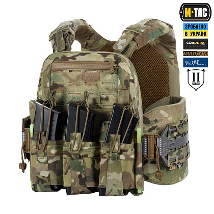 M-Tac плитоноска Cuirass Tiger Elite 2 класс защиты (размер плиты M) Multicam– Милитарист - фото 5