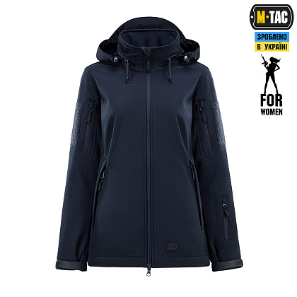 M-Tac куртка Soft Shell Lady Dark Navy Blue– Мілітарист - зображення 2