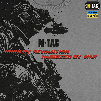 M-Tac футболка Warrior Oversize Light Grey– Милитарист - фото 6