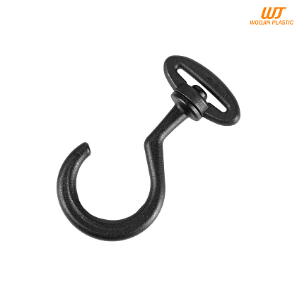 Woojin Plastic крюк для сумки Wash Hook 25mm Black– Милитарист - фото 2