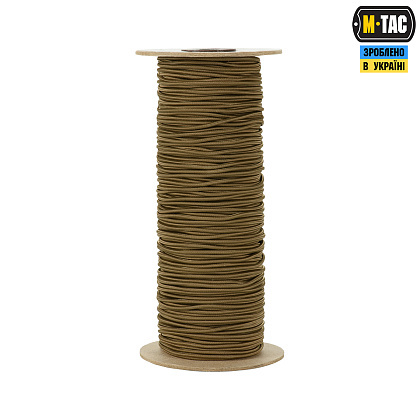 M-Tac паракорд Shock-Cord 3 mm 100m Coyote– Мілітарист - зображення 3