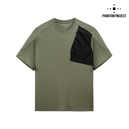 Phantom Project/M-Tac футболка Zipper combo Cotton Nylon Light Olive– Мілітарист - зображення 1