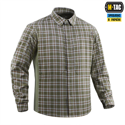 M-Tac рубашка Tactical Cotton Shirt Olive/Grey– Милитарист - фото 3