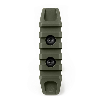 Крук Рейка Пікатінні на 5 слотів із кріпленням стандарту  M-Lok OD Green (9021)– Милитарист - фото 2