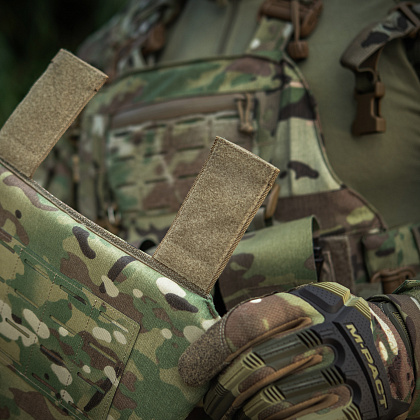 M-Tac фартух протиуламковий з балістичним пакетом 1 клас (BRONYX) Laser Cut Multicam– Мілітарист - зображення 18