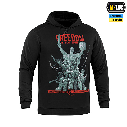 M-Tac кофта Hoodie Freedom Black– Милитарист - фото 3