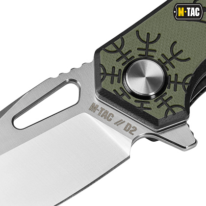 M-Tac ніж складний Type 12 Scandinavian Black/Olive– Мілітарист - зображення 7