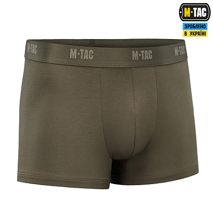 M-Tac труси Men Cotton Stretch Boxer Briefs Dark Olive– Мілітарист - зображення 3