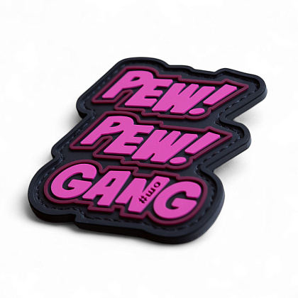 Sho_patch шеврон Pew Pew (pink)– Мілітарист - зображення 2