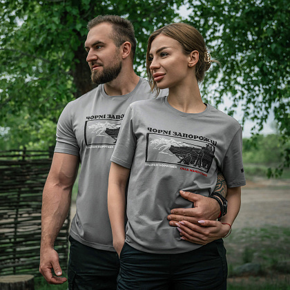 M-Tac футболка Чорні Запорожці Light Grey– Мілітарист - зображення 30
