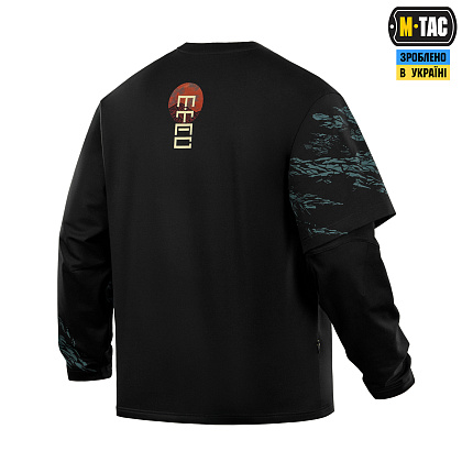 M-Tac світшот Two Samurai Black– Мілітарист - зображення 4