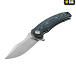 M-Tac ніж складний Type 15 Carbon/Blue– Мілітарист - мініатюра 1