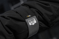  M-Tac Повязка на руку светоотражающая на резинке Large Black