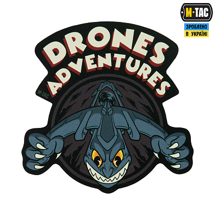 M-Tac наклейки Drones Adventures Sticker Pack Black– Мілітарист - зображення 4