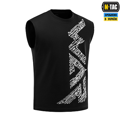 M-Tac футболка безрукавка WAR Cotton Hard Black– Мілітарист - зображення 3