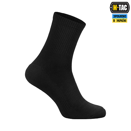 M-Tac шкарпетки Tactical Socks Cotton 67% Black– Мілітарист - зображення 3