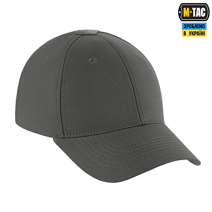 M-Tac бейсболка Elite Flex ріп-стоп Wolf Grey– Мілітарист - зображення 5