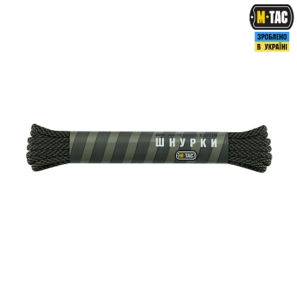 M-Tac шнурки black/od green stairs нейлон Mil-Spec– Мілітарист - зображення 1