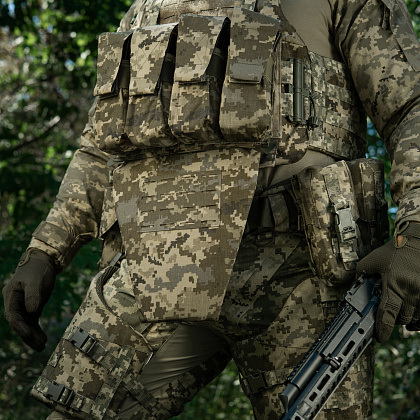 M-Tac фартук противоосколочный с баллистическим пакетом 2 класс (BRONYX) Laser Cut MM14– Милитарист - фото 25