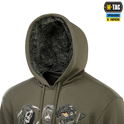 M-Tac кофта Hoodie Time Oversize Hard Ranger Green - зображення 5 M-Tac кофта Hoodie Time Oversize Hard Ranger Green– Мілітарист - зображення 5