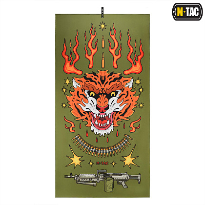 M-Tac рушник мікрофібра Tiger 150х75 tiger stripes– Мілітарист - зображення 3