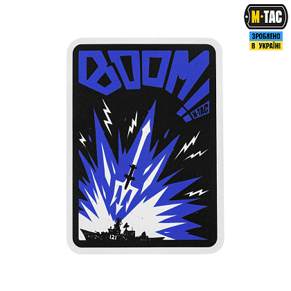 M-Tac наклейка Boom!! Нептун Blue– Милитарист