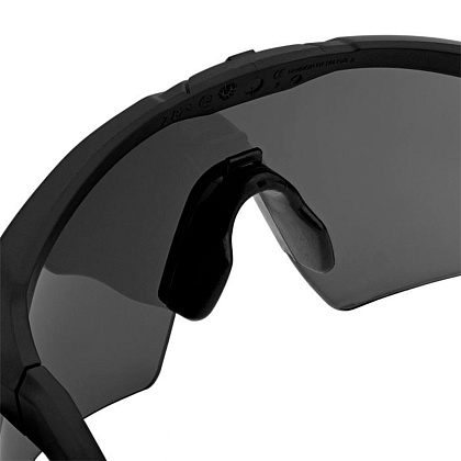 Revision окуляри Sawfly R3 Max Black Frame Smoke Lens Large– Мілітарист - зображення 5