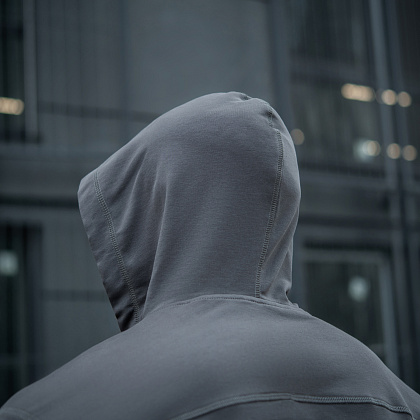 M-Tac кофта Hoodie Born by Revolution Dark Grey– Милитарист - фото 11