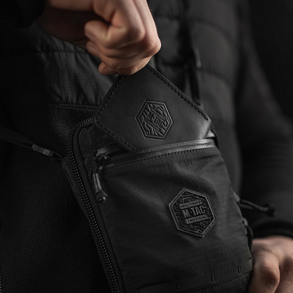 M-Tac сумка Pocket Bag Hardsling Lite-NR Black– Мілітарист - зображення 35