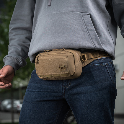 M-Tac сумка City Waist Bag з липучкою Lite-C Elite Coyote– Мілітарист - зображення 10