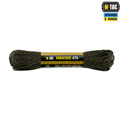 M-Tac паракорд 475 30m OD Green Reflective– Мілітарист - зображення 1