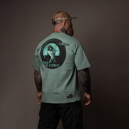 R3ICH футболка Embrace for darkness Смарагд - зображення 2 R3ICH футболка Embrace for darkness Смарагд– Мілітарист - зображення 2
