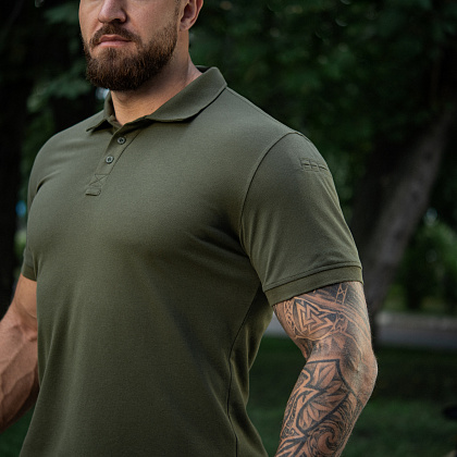 M-Tac поло Basic 65/35 Army Olive– Мілітарист - зображення 12